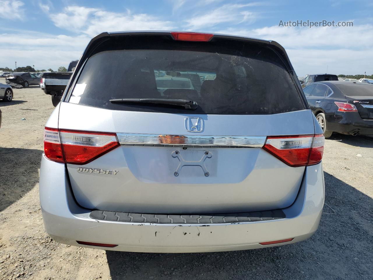 2013 Honda Odyssey Ex Silver vin: 5FNRL5H45DB089770