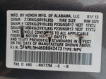 2013 Honda Odyssey Ex Gray vin: 5FNRL5H46DB042473