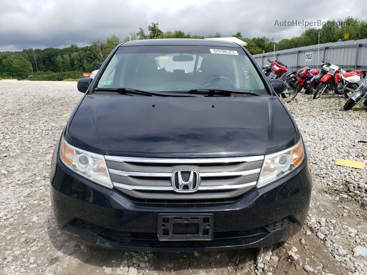 2013 Honda Odyssey Ex Black vin: 5FNRL5H46DB068295