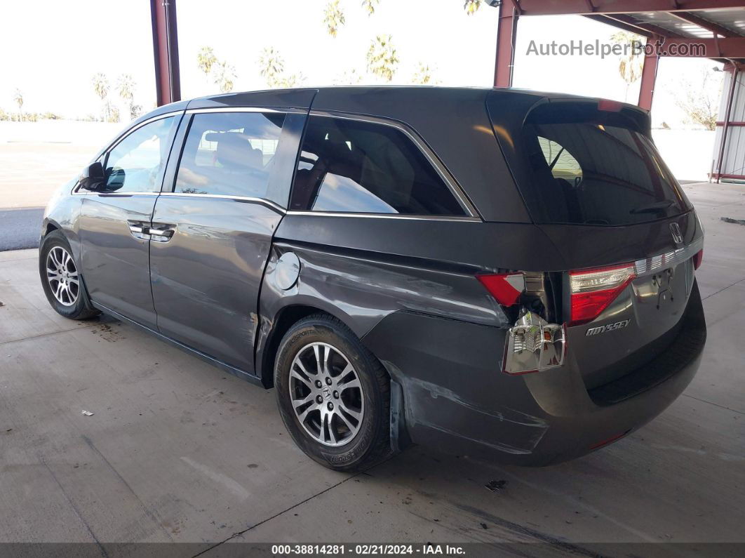 2013 Honda Odyssey Ex Gray vin: 5FNRL5H47DB049173