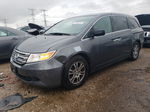 2013 Honda Odyssey Ex Gray vin: 5FNRL5H48DB027506