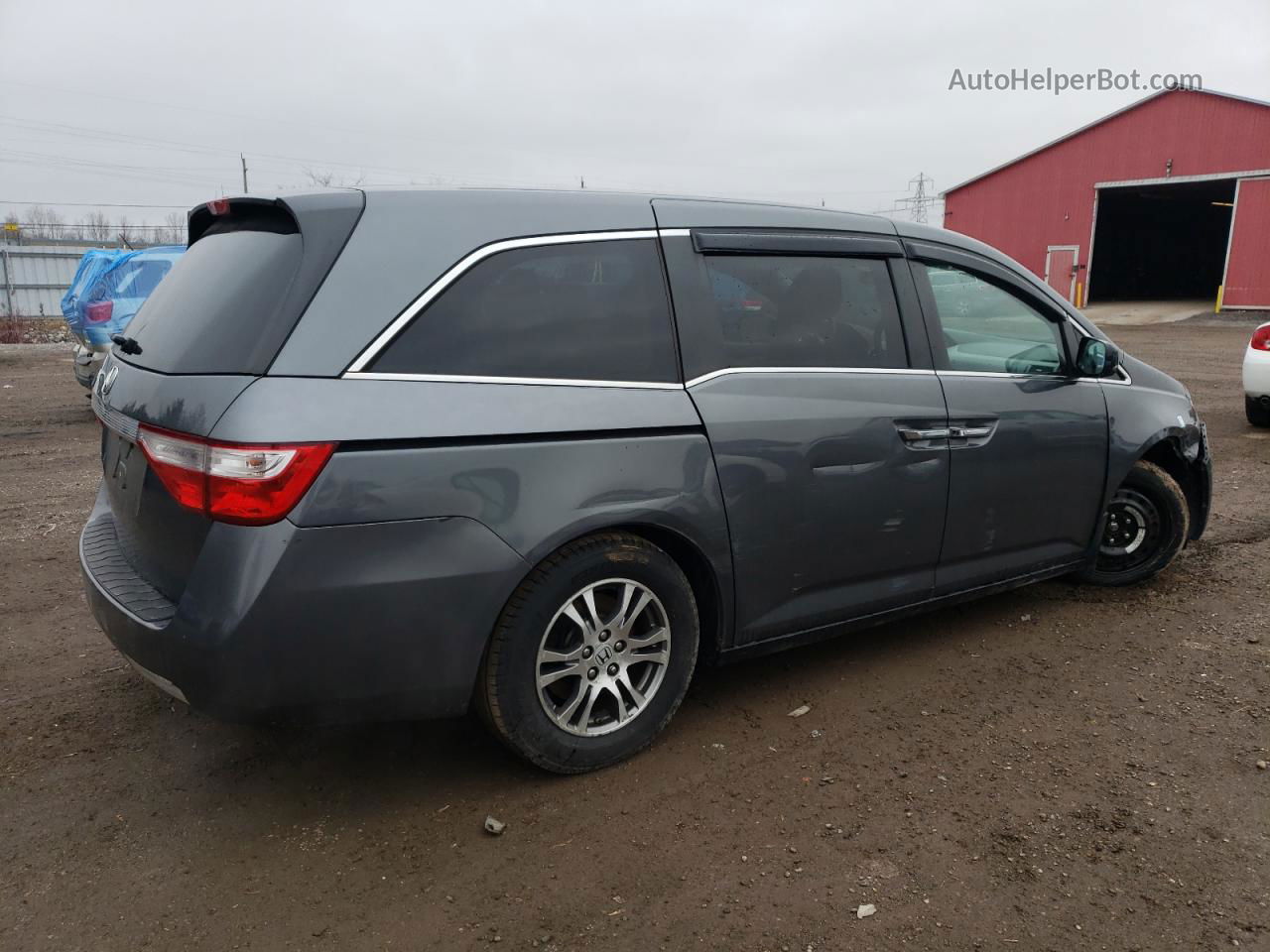 2013 Honda Odyssey Ex Угольный vin: 5FNRL5H48DB505309