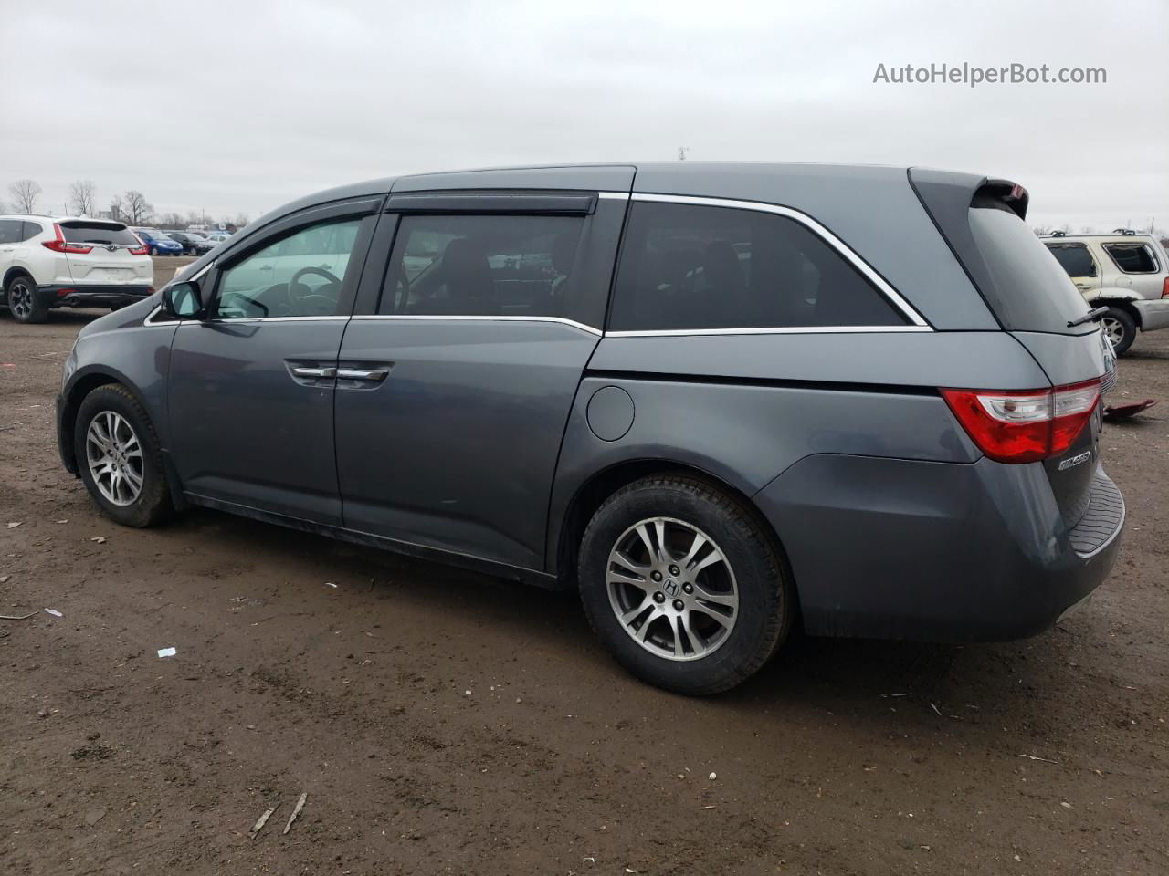 2013 Honda Odyssey Ex Charcoal vin: 5FNRL5H48DB505309