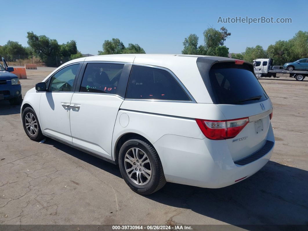 2013 Honda Odyssey Ex White vin: 5FNRL5H49DB074592