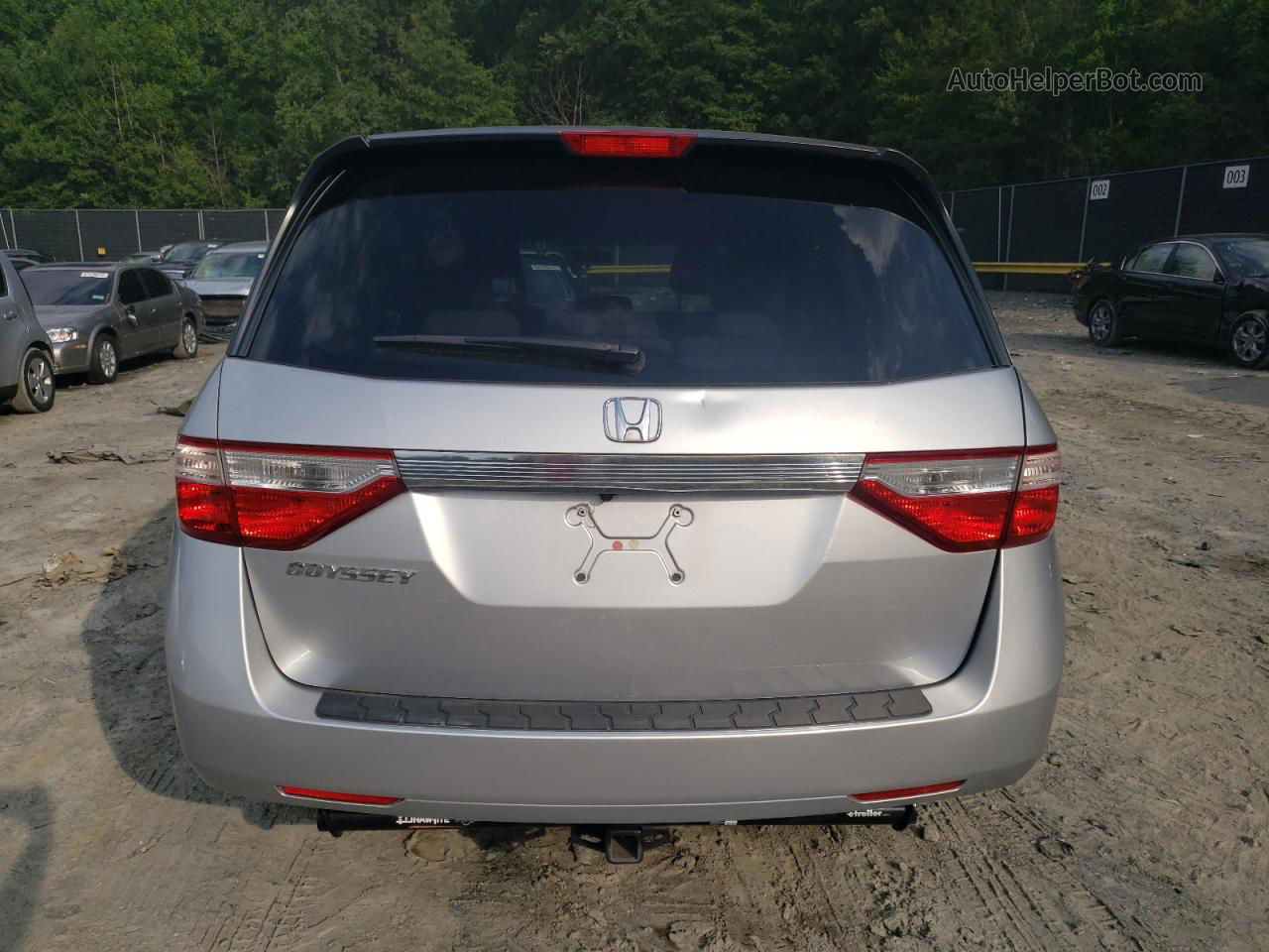 2013 Honda Odyssey Ex Silver vin: 5FNRL5H4XDB026809