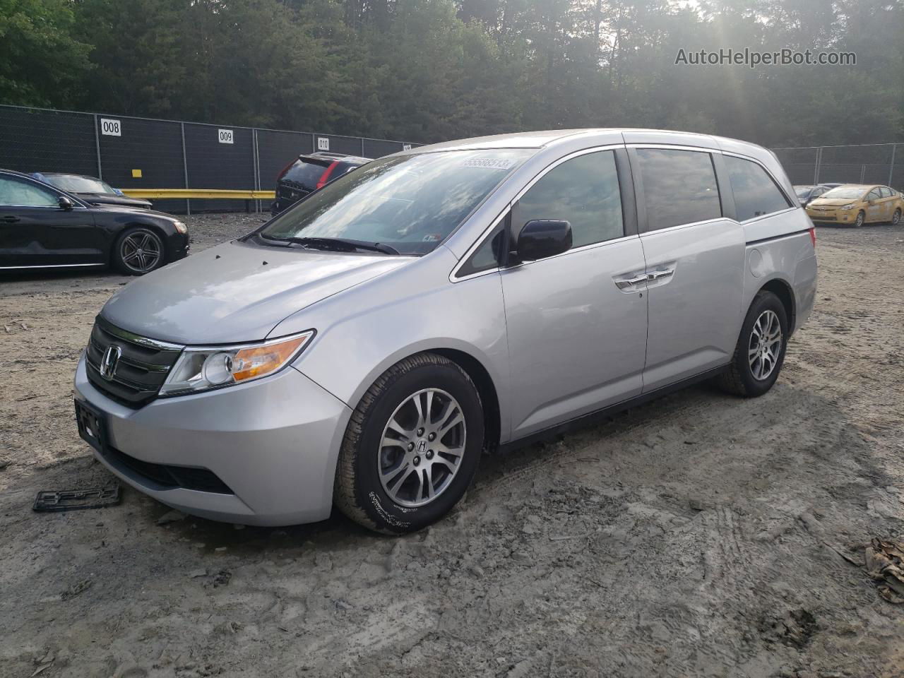 2013 Honda Odyssey Ex Silver vin: 5FNRL5H4XDB026809