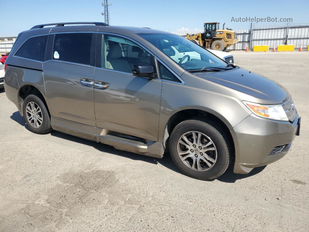 2013 Honda Odyssey Ex Brown vin: 5FNRL5H4XDB069935