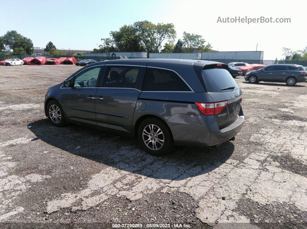 2013 Honda Odyssey Ex Gray vin: 5FNRL5H4XDB504713