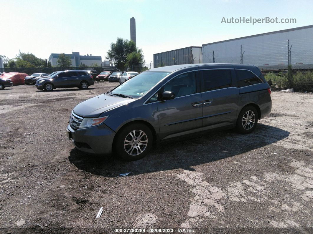 2013 Honda Odyssey Ex Gray vin: 5FNRL5H4XDB504713