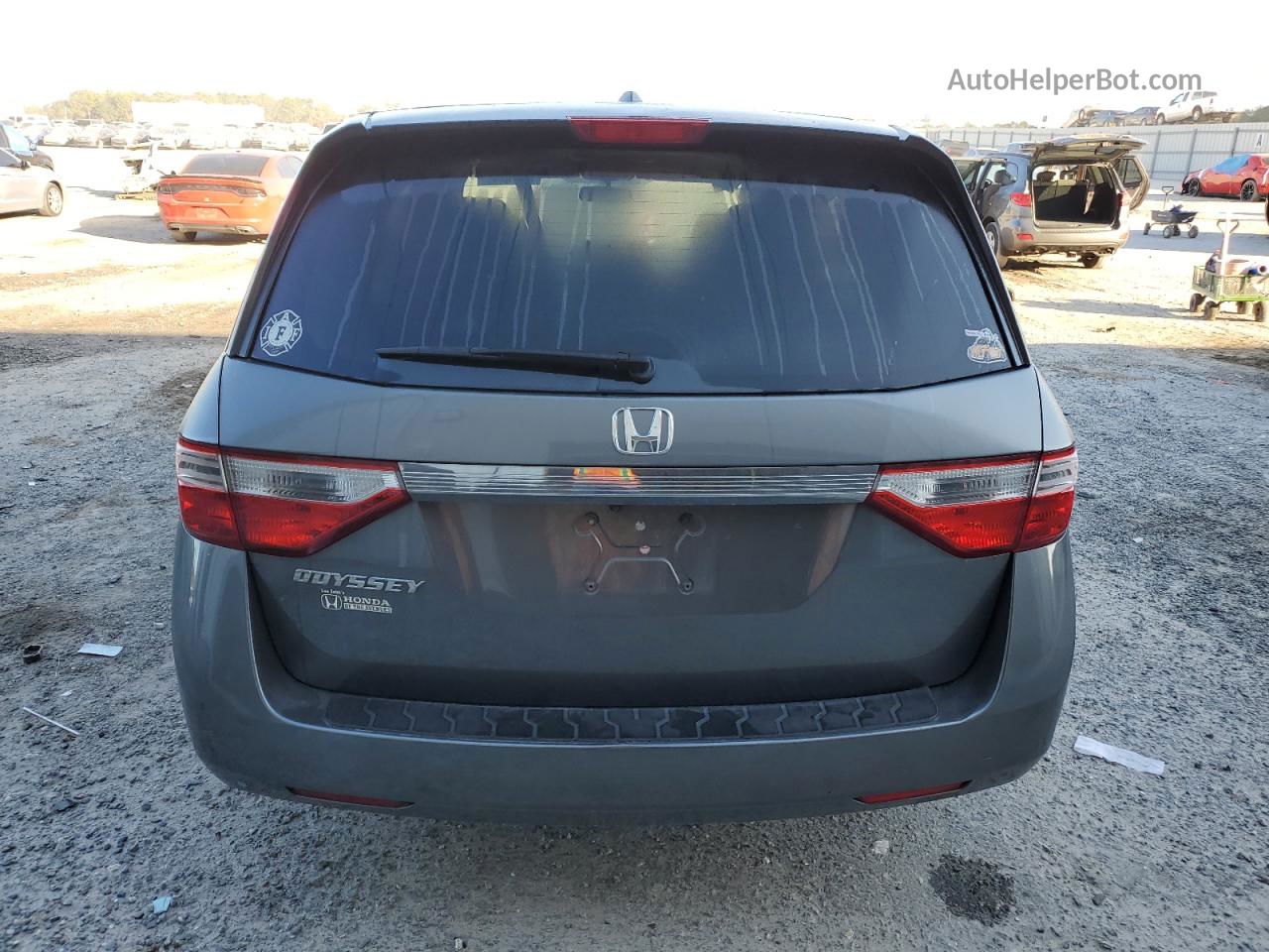 2013 Honda Odyssey Exl Gray vin: 5FNRL5H60DB013679