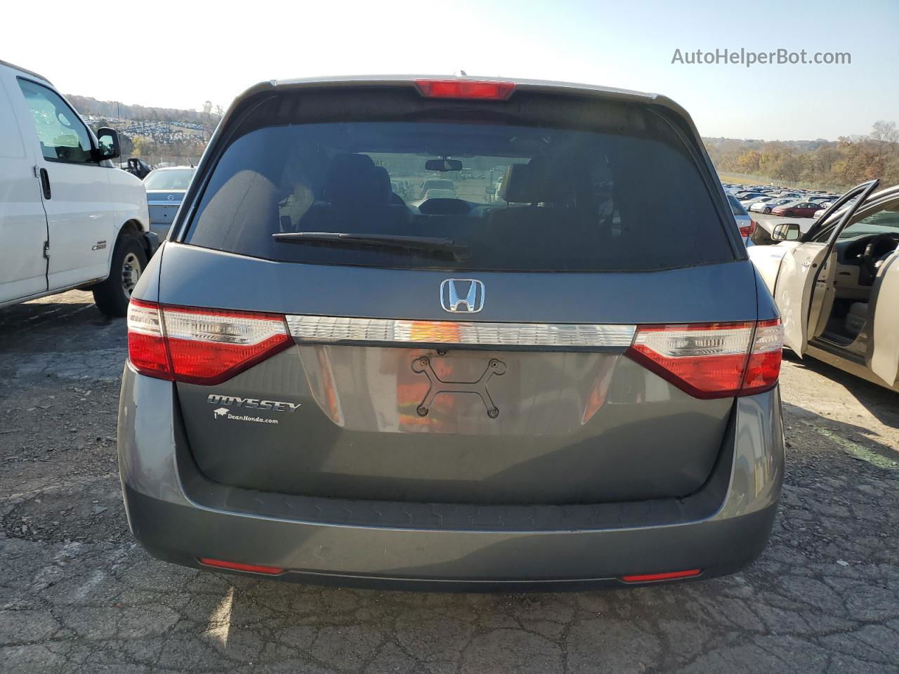 2013 Honda Odyssey Exl Gray vin: 5FNRL5H60DB029591