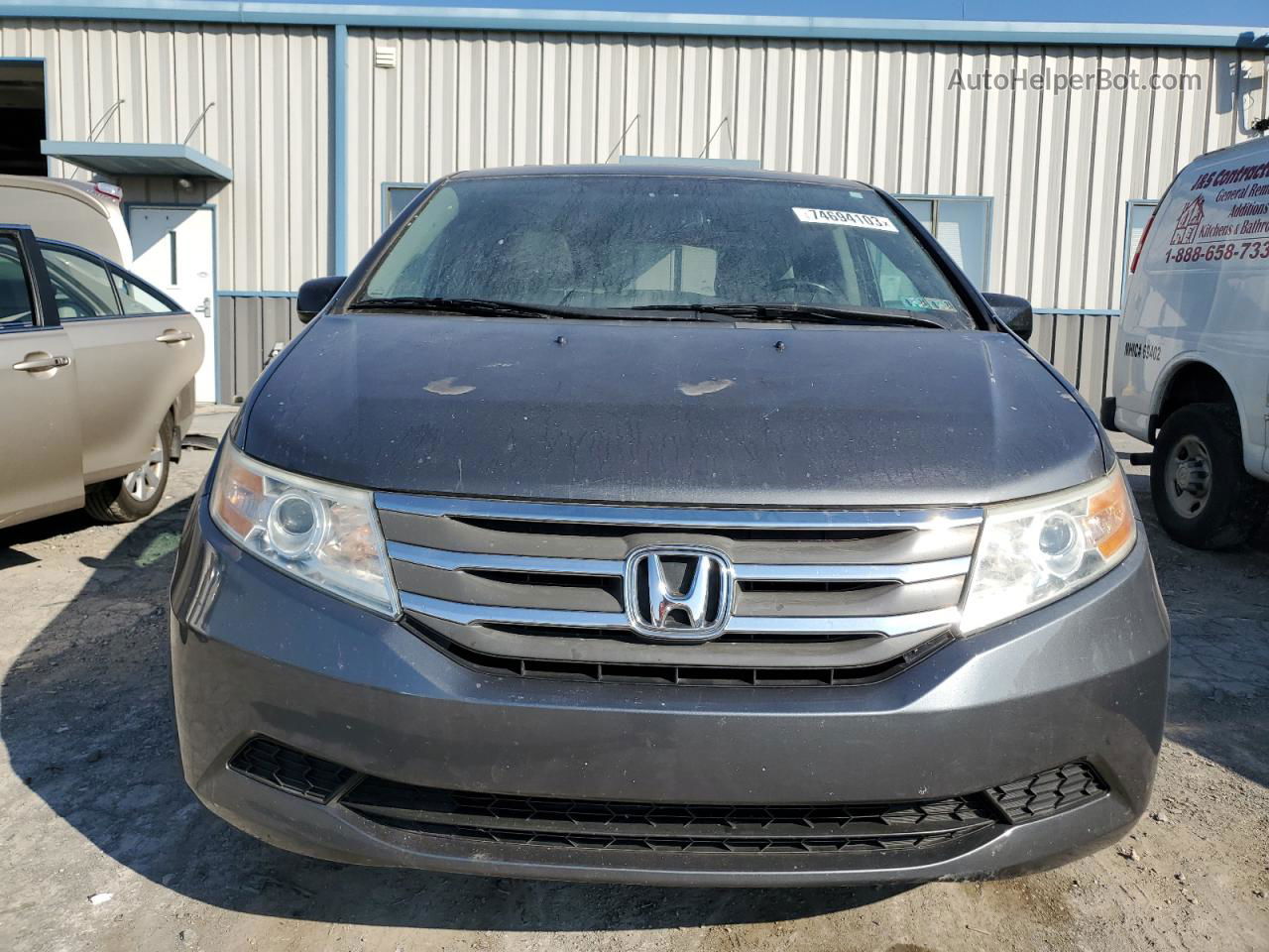 2013 Honda Odyssey Exl Gray vin: 5FNRL5H60DB029591