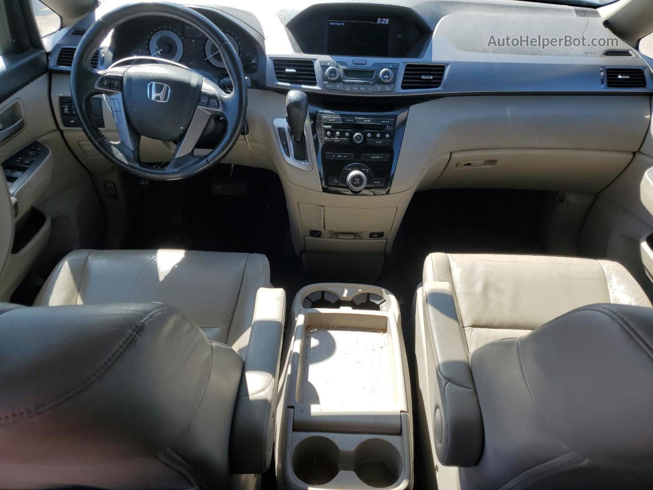 2013 Honda Odyssey Exl Белый vin: 5FNRL5H60DB044897