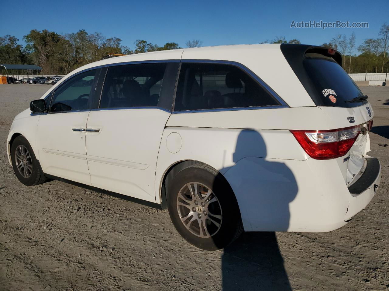 2013 Honda Odyssey Exl Белый vin: 5FNRL5H60DB053468