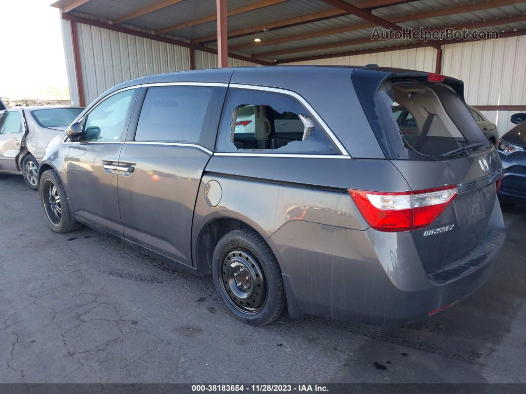 2013 Honda Odyssey Ex-l Gray vin: 5FNRL5H60DB059772