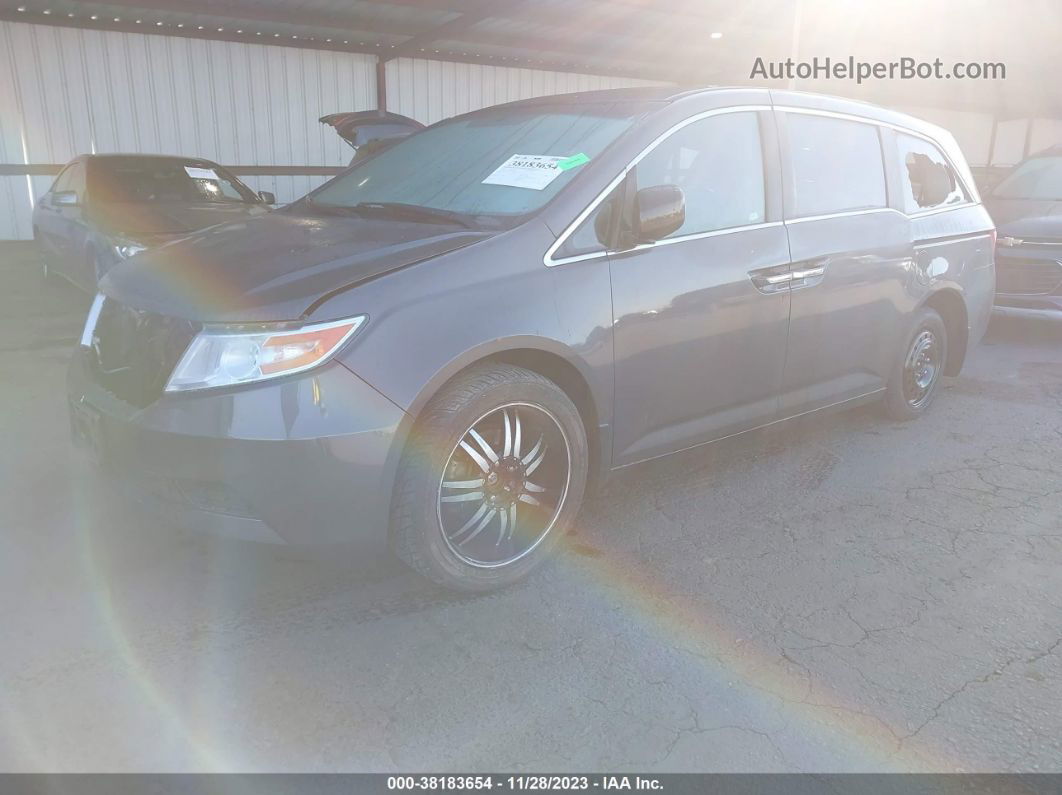 2013 Honda Odyssey Ex-l Gray vin: 5FNRL5H60DB059772