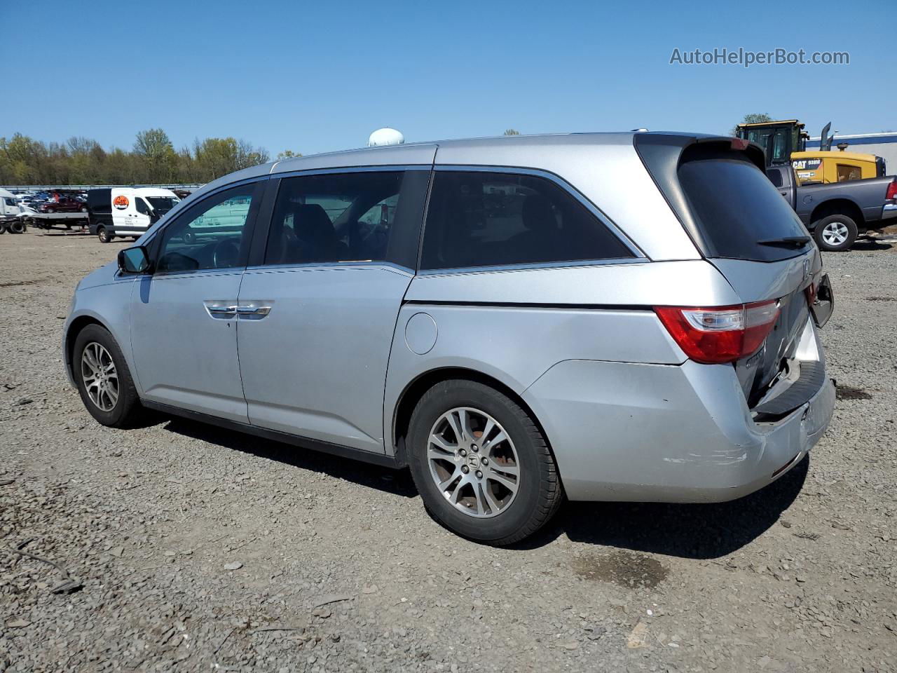 2013 Honda Odyssey Exl Silver vin: 5FNRL5H60DB078242