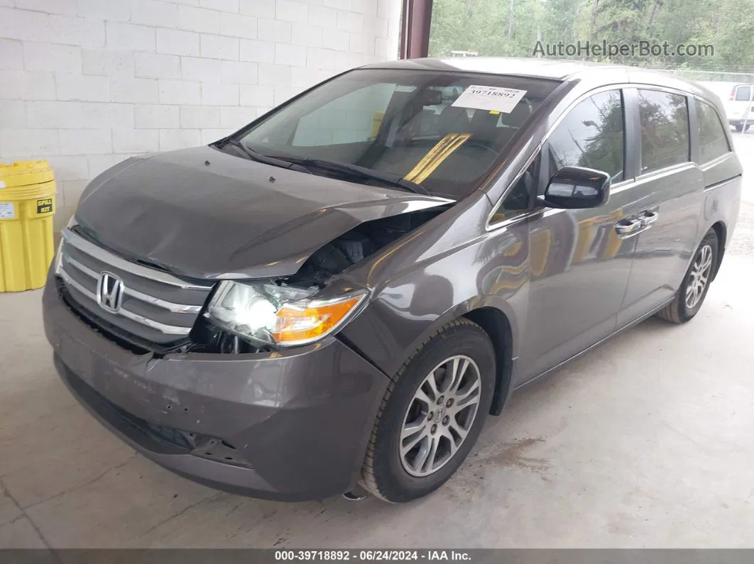 2013 Honda Odyssey Ex-l Серый vin: 5FNRL5H60DB081898