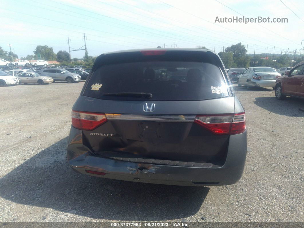 2013 Honda Odyssey Ex-l Gray vin: 5FNRL5H61DB001217