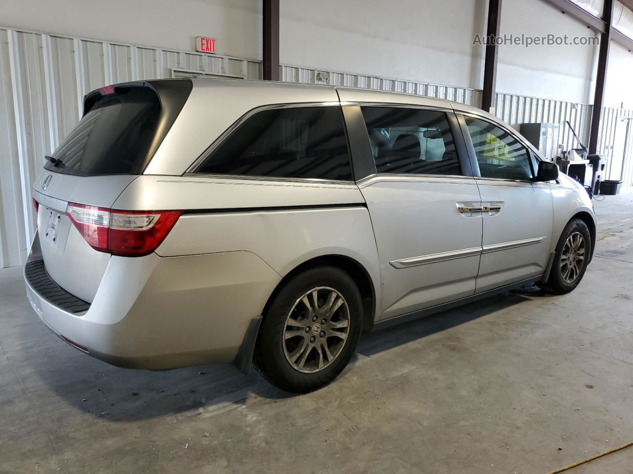 2013 Honda Odyssey Exl Silver vin: 5FNRL5H61DB002173