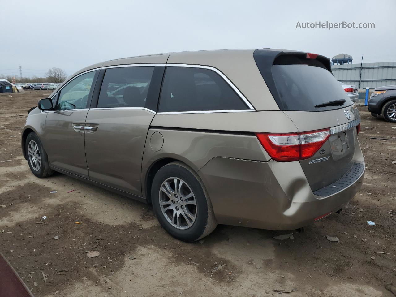 2013 Honda Odyssey Exl Gold vin: 5FNRL5H61DB005106