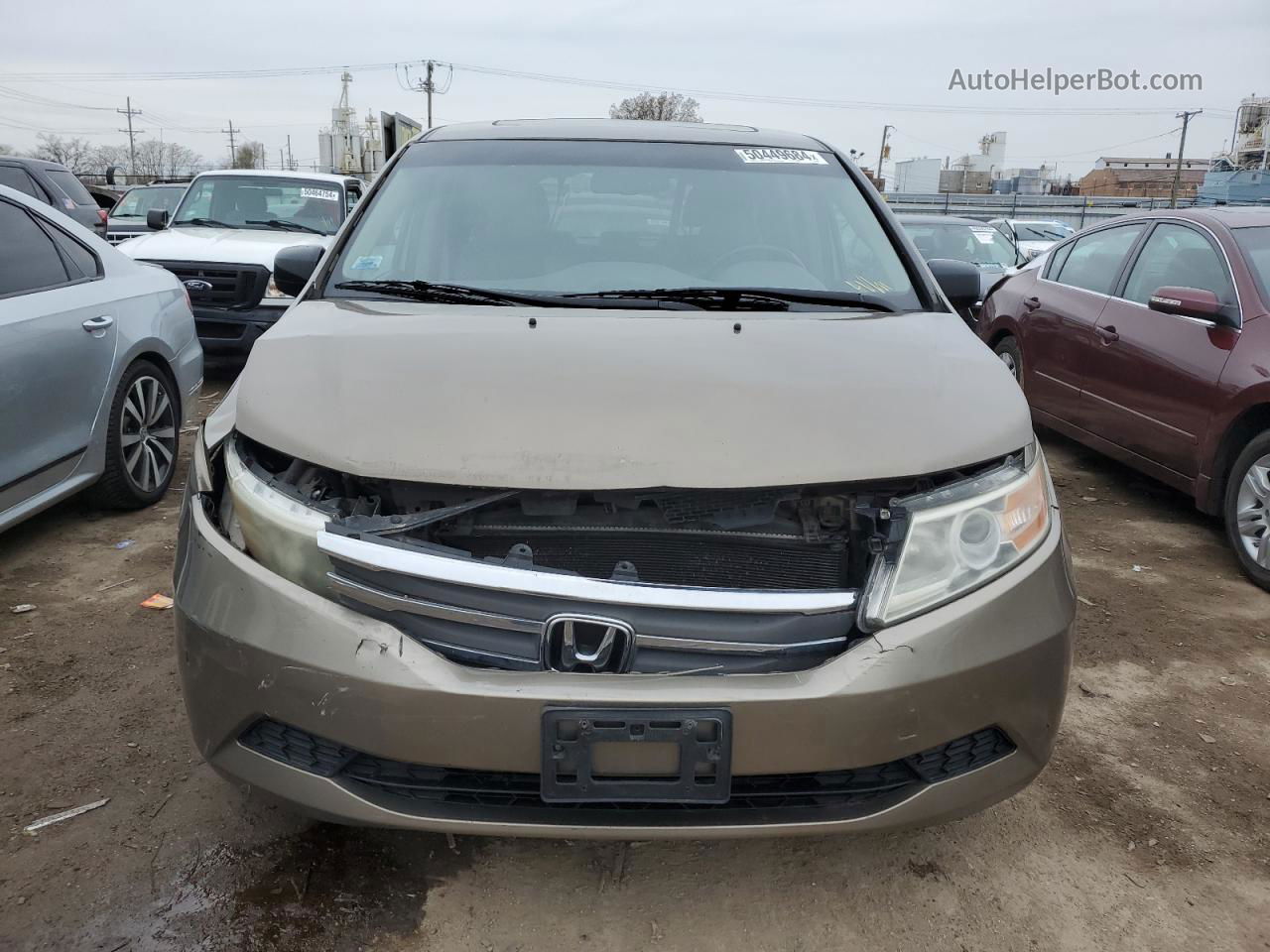 2013 Honda Odyssey Exl Gold vin: 5FNRL5H61DB005106