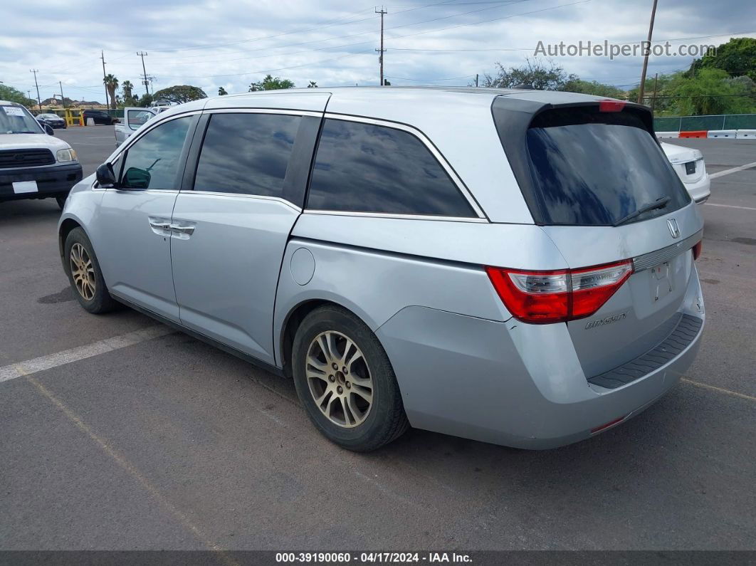 2013 Honda Odyssey Ex-l Silver vin: 5FNRL5H61DB012881