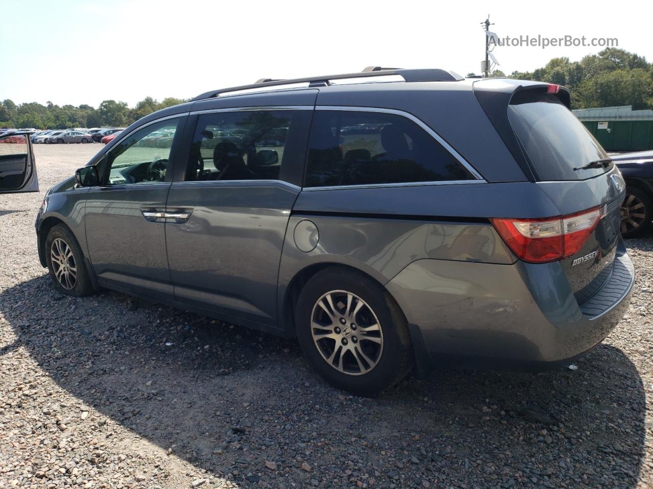 2013 Honda Odyssey Exl Gray vin: 5FNRL5H61DB028904