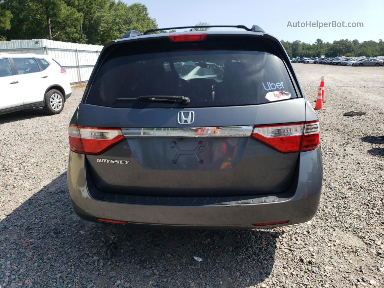 2013 Honda Odyssey Exl Серый vin: 5FNRL5H61DB028904