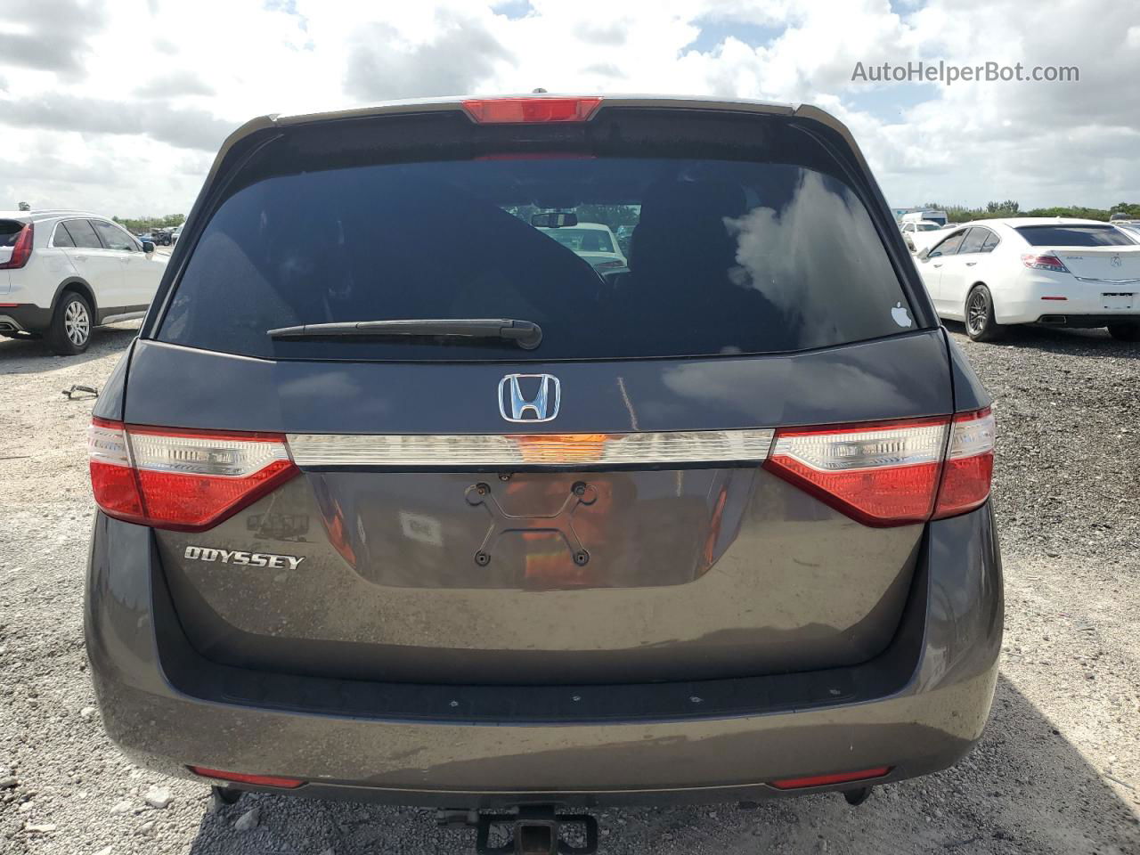 2013 Honda Odyssey Exl Gray vin: 5FNRL5H61DB035044