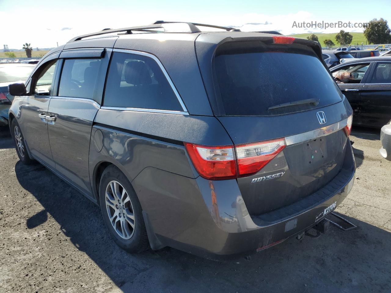 2013 Honda Odyssey Exl Серый vin: 5FNRL5H61DB035576