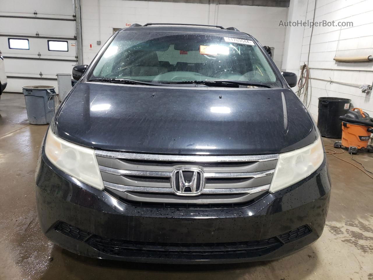 2013 Honda Odyssey Exl Black vin: 5FNRL5H61DB039661