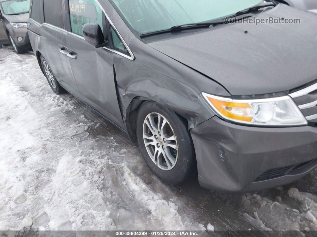 2013 Honda Odyssey Ex-l Brown vin: 5FNRL5H61DB041961