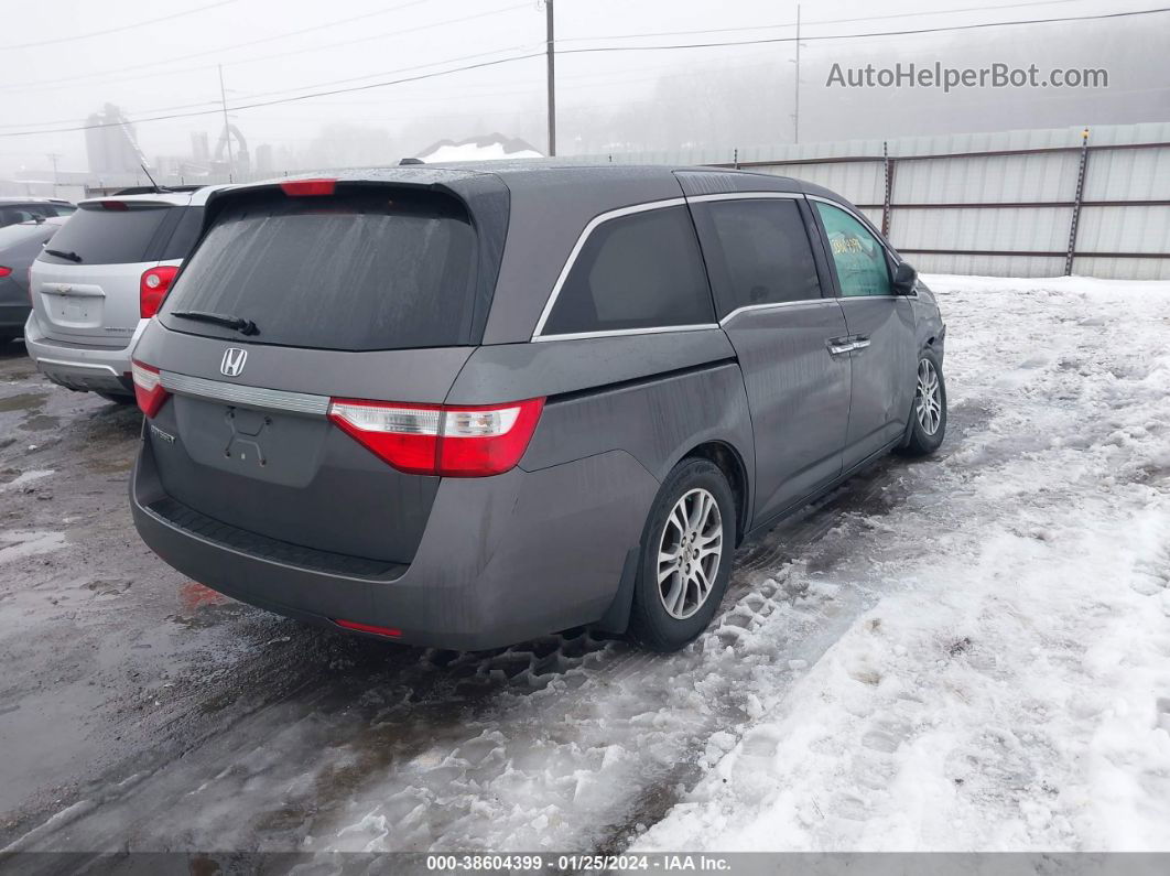 2013 Honda Odyssey Ex-l Brown vin: 5FNRL5H61DB041961