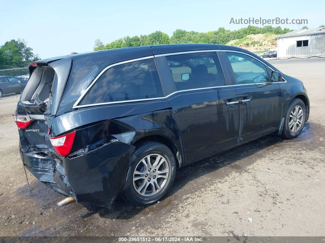 2013 Honda Odyssey Ex-l Black vin: 5FNRL5H61DB046965