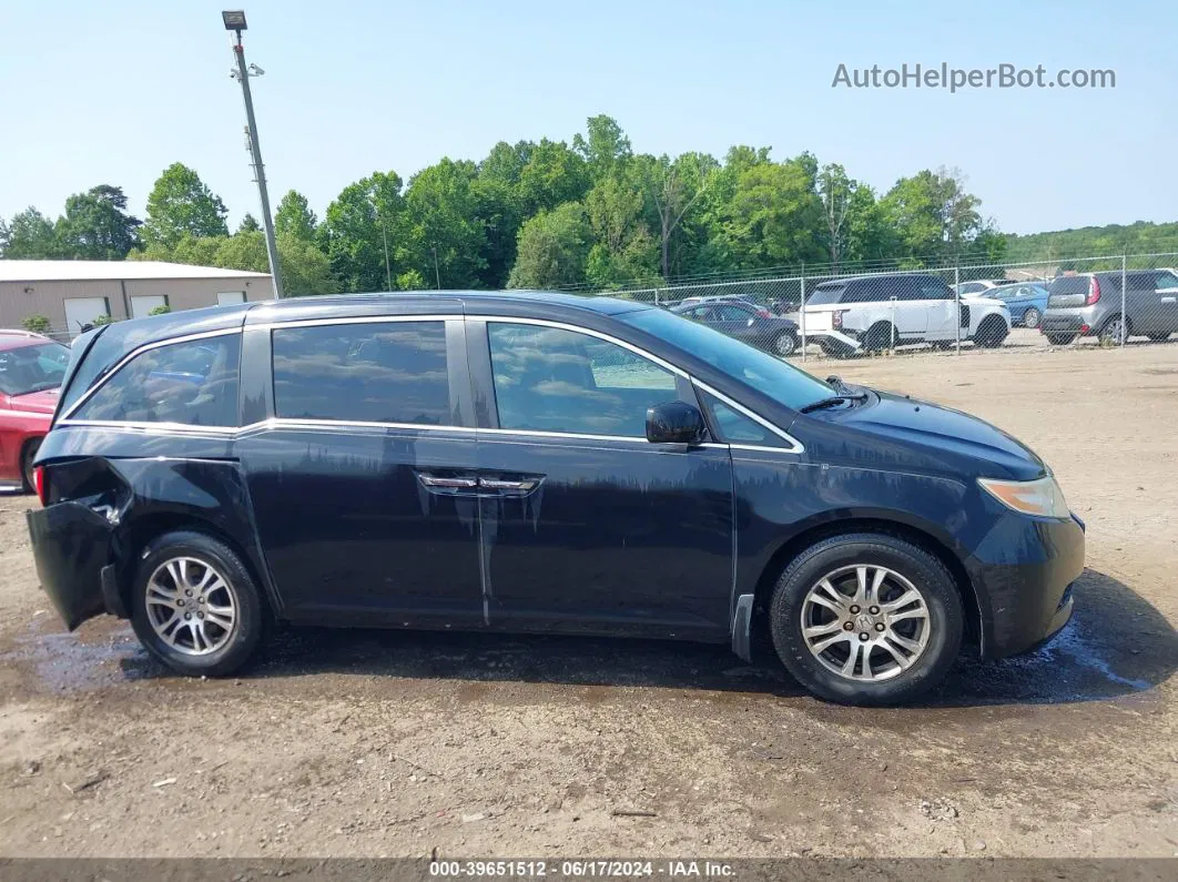 2013 Honda Odyssey Ex-l Black vin: 5FNRL5H61DB046965