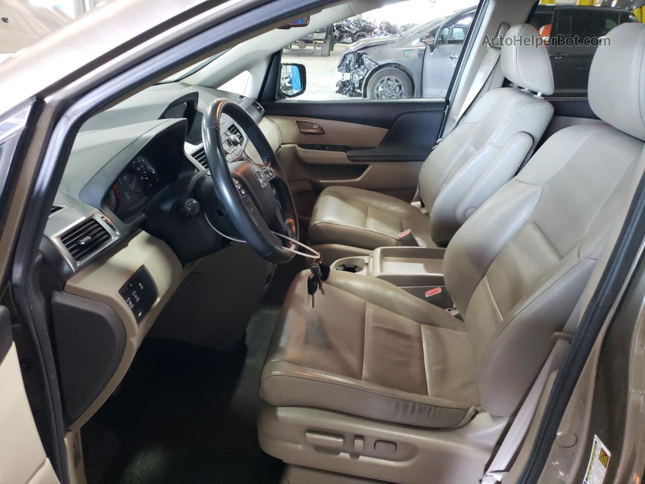 2013 Honda Odyssey Exl Золотой vin: 5FNRL5H61DB052779