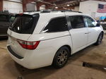 2013 Honda Odyssey Exl White vin: 5FNRL5H61DB058310