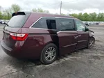 2013 Honda Odyssey Exl Burgundy vin: 5FNRL5H61DB059540