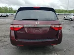 2013 Honda Odyssey Exl Burgundy vin: 5FNRL5H61DB059540