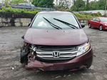 2013 Honda Odyssey Exl Бордовый vin: 5FNRL5H61DB059540