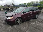 2013 Honda Odyssey Exl Burgundy vin: 5FNRL5H61DB059540