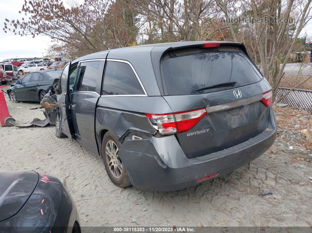 2013 Honda Odyssey Ex-l Gray vin: 5FNRL5H61DB060574