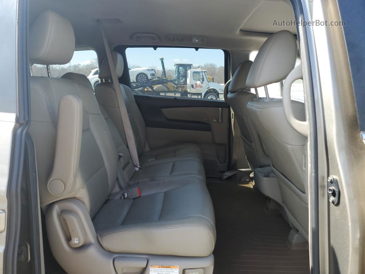 2013 Honda Odyssey Exl Бежевый vin: 5FNRL5H61DB075169