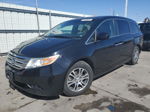 2013 Honda Odyssey Exl Black vin: 5FNRL5H61DB082395