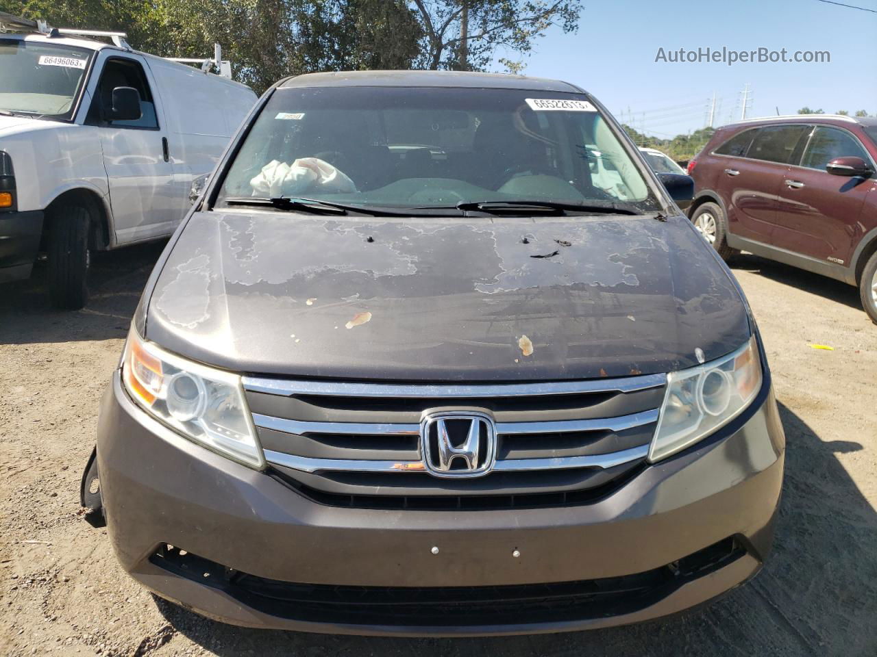 2013 Honda Odyssey Exl Gray vin: 5FNRL5H61DB084938