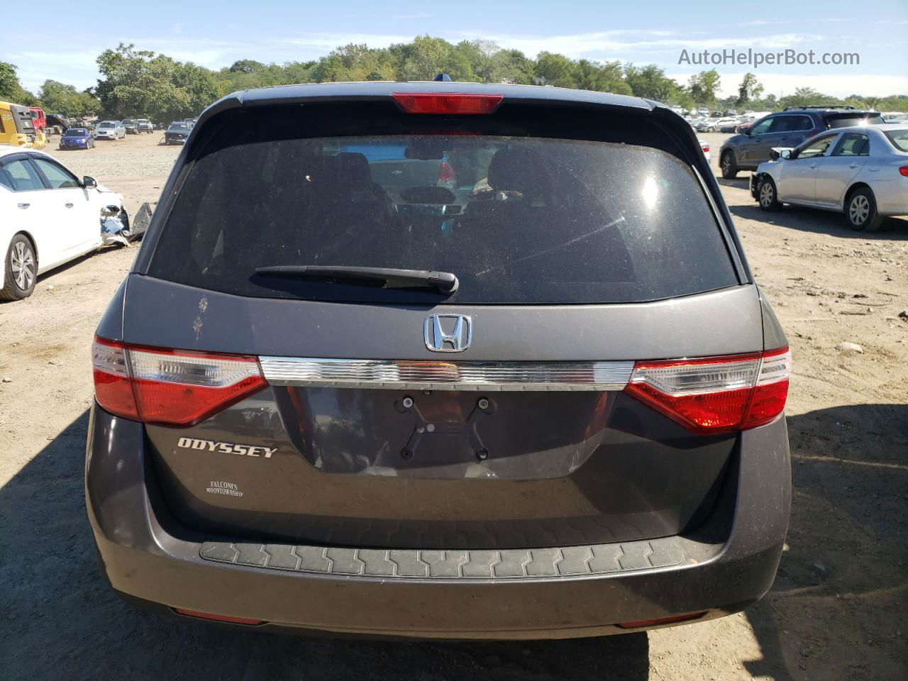 2013 Honda Odyssey Exl Gray vin: 5FNRL5H61DB084938