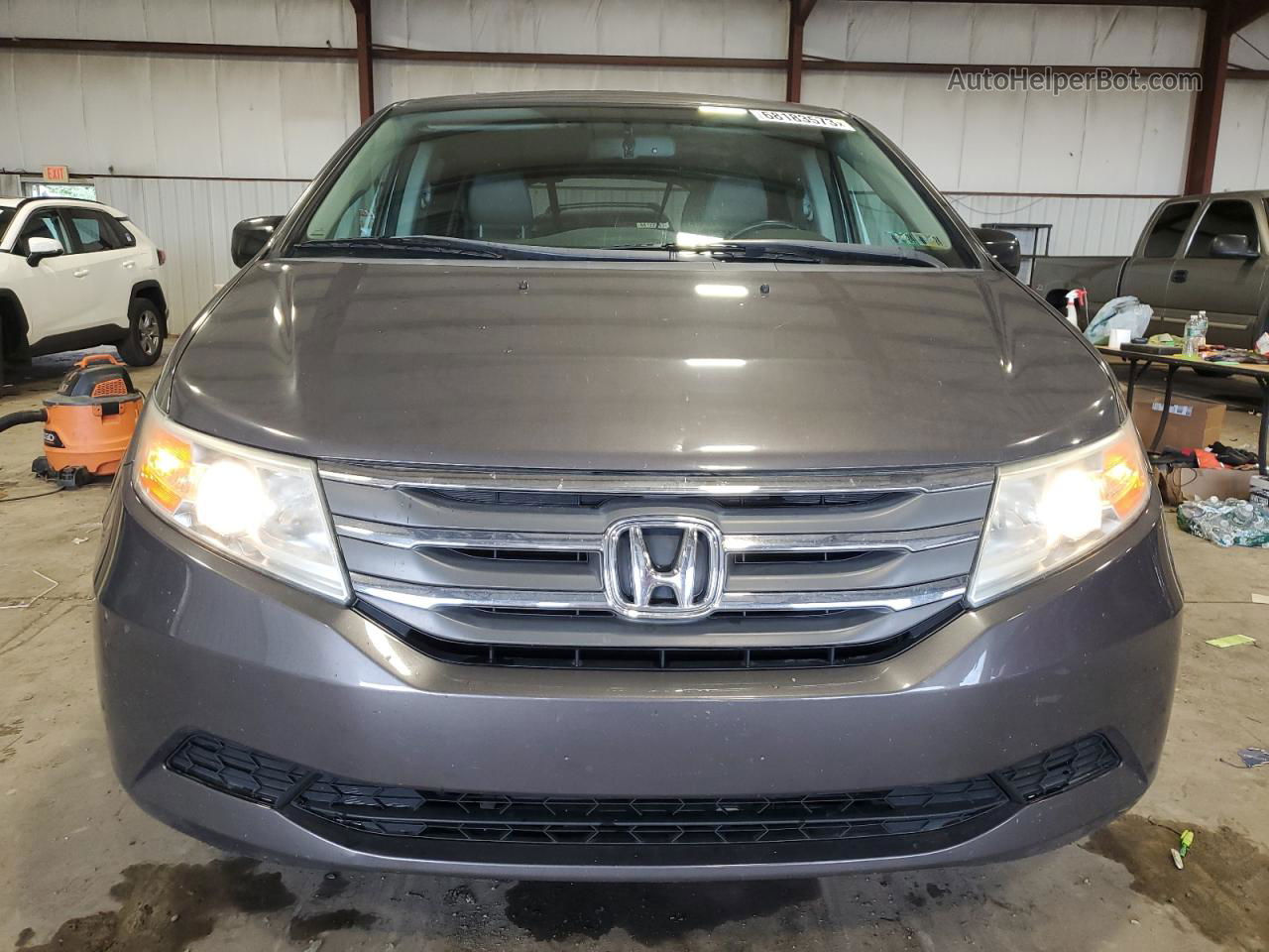 2013 Honda Odyssey Exl Gray vin: 5FNRL5H62DB023775