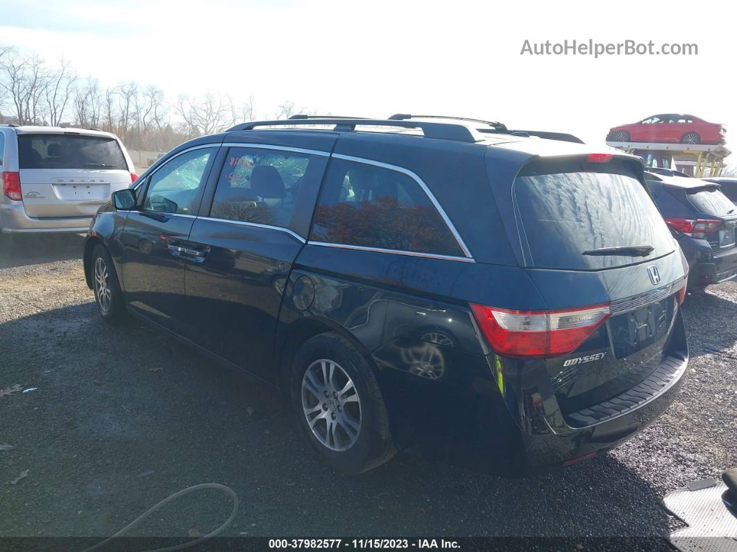 2013 Honda Odyssey Ex-l Black vin: 5FNRL5H62DB069445