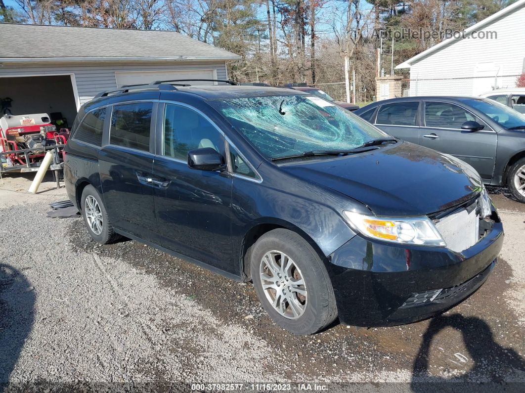 2013 Honda Odyssey Ex-l Черный vin: 5FNRL5H62DB069445